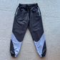 Black Two Toned Windbreaker Pant