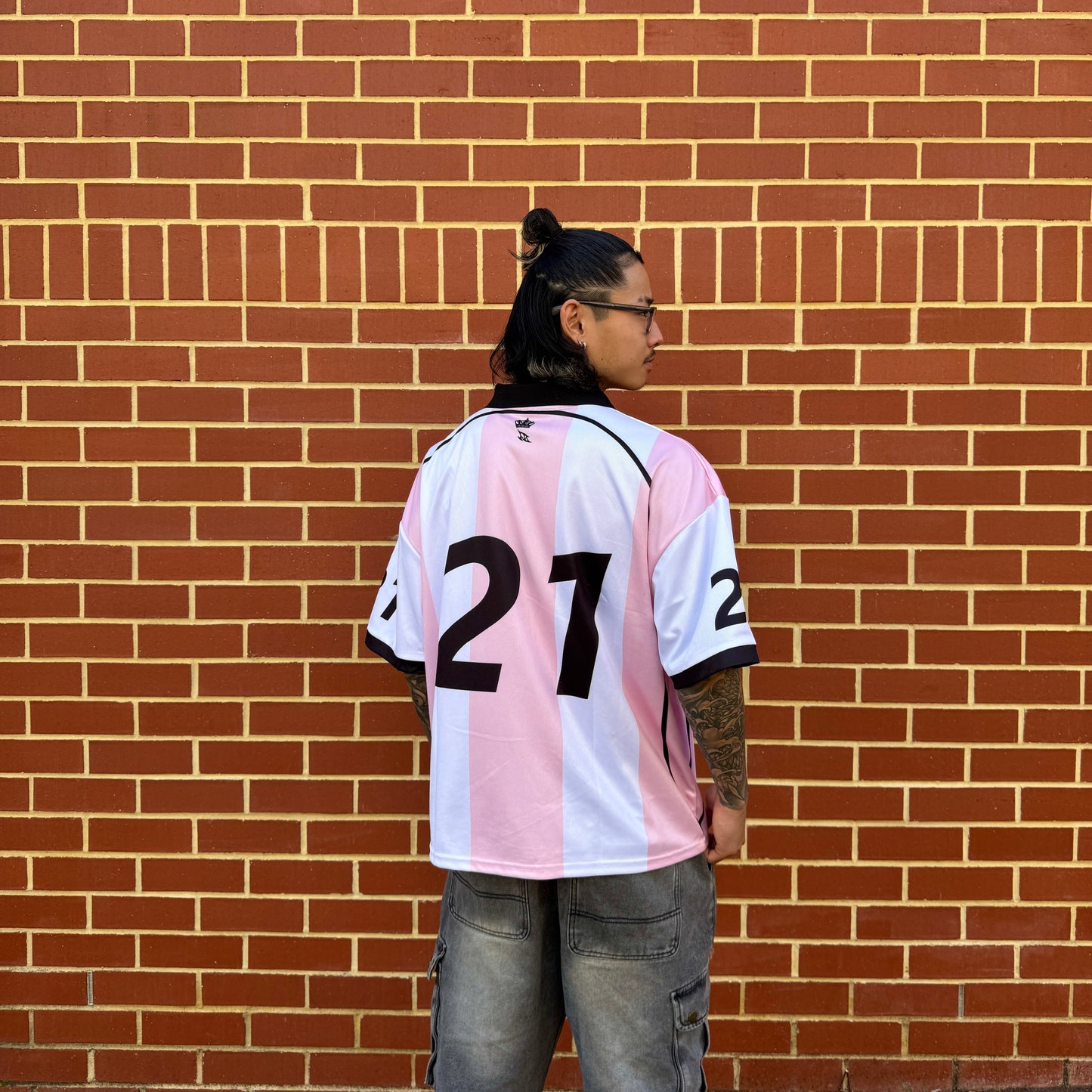 Blessed Striped Football Jersey