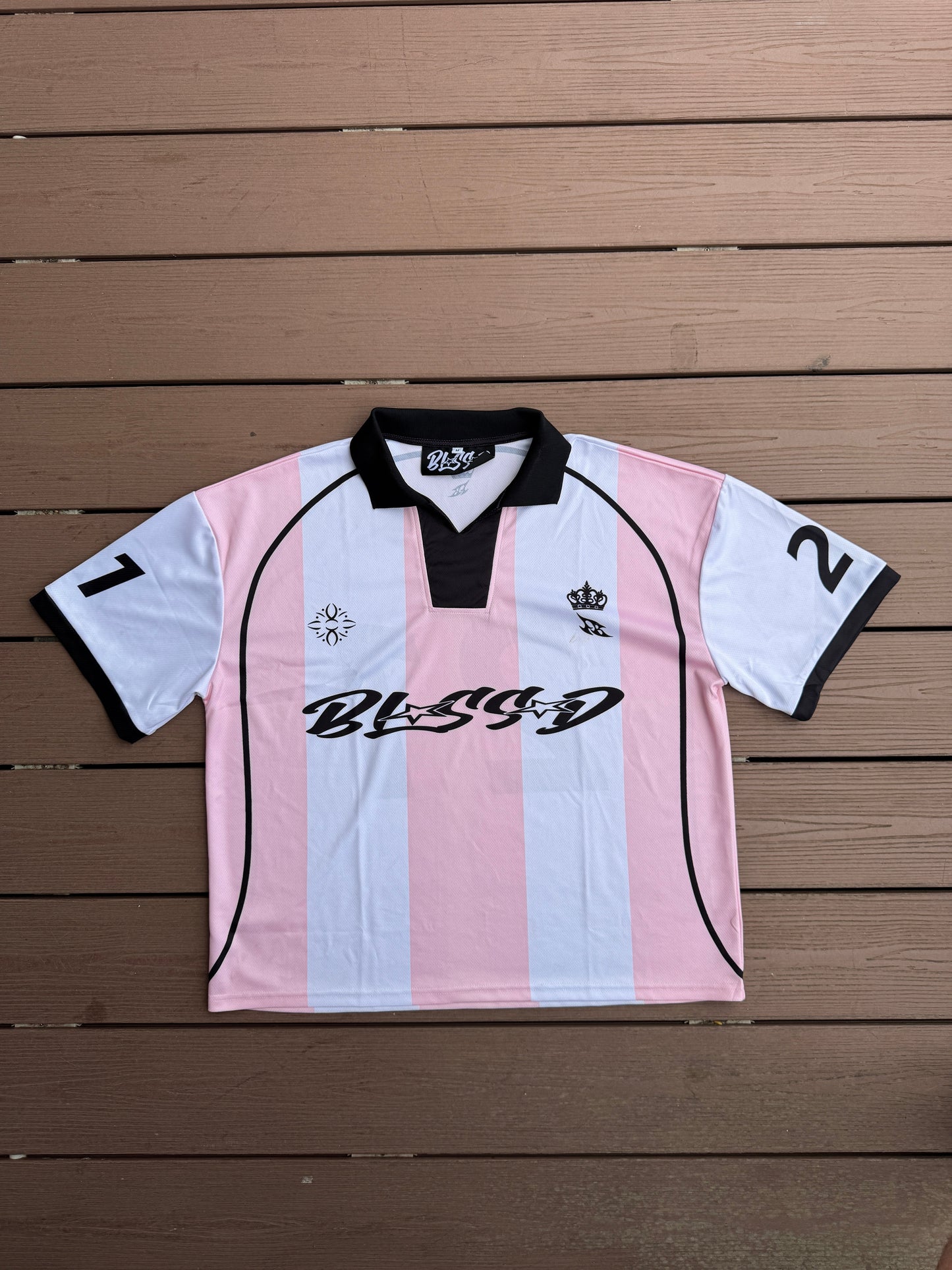 Blessed Striped Football Jersey